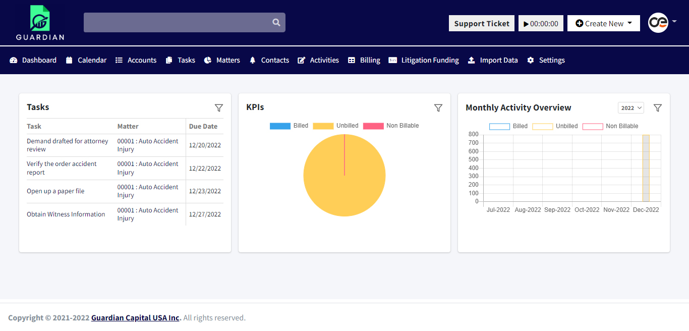 Legal Case Management Software